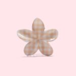 Gingham Flower Claw Clip - Image 3