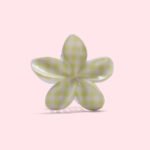 Gingham Flower Claw Clip - Image 4