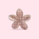 Gingham Flower Claw Clip - Image 5