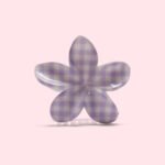 Gingham Flower Claw Clip - Image 6