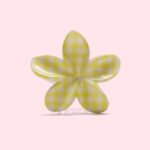 Gingham Flower Claw Clip - Image 7