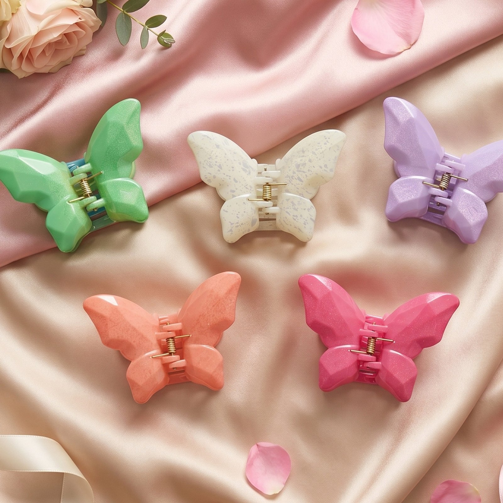 MFH333 Acrylic Butterfly Claw Clips - Image 1