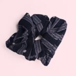 Polka Dot Textured Scrunchie - Image 3
