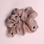 Polka Dot Textured Scrunchie - Image 2
