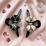 Noir Elegance Bow Claw