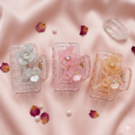 Floral Bloom Resin Claw Clip