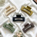 Open-Rectangle Claw Clip