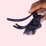 Organza flower hair clips - Image 3