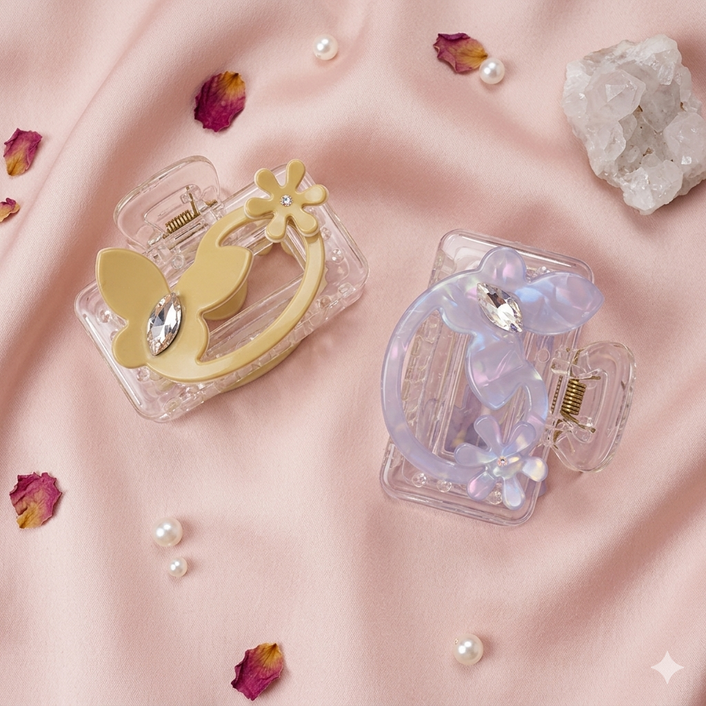 MH0114 Rectangle Hair Claw Clip - Image 1